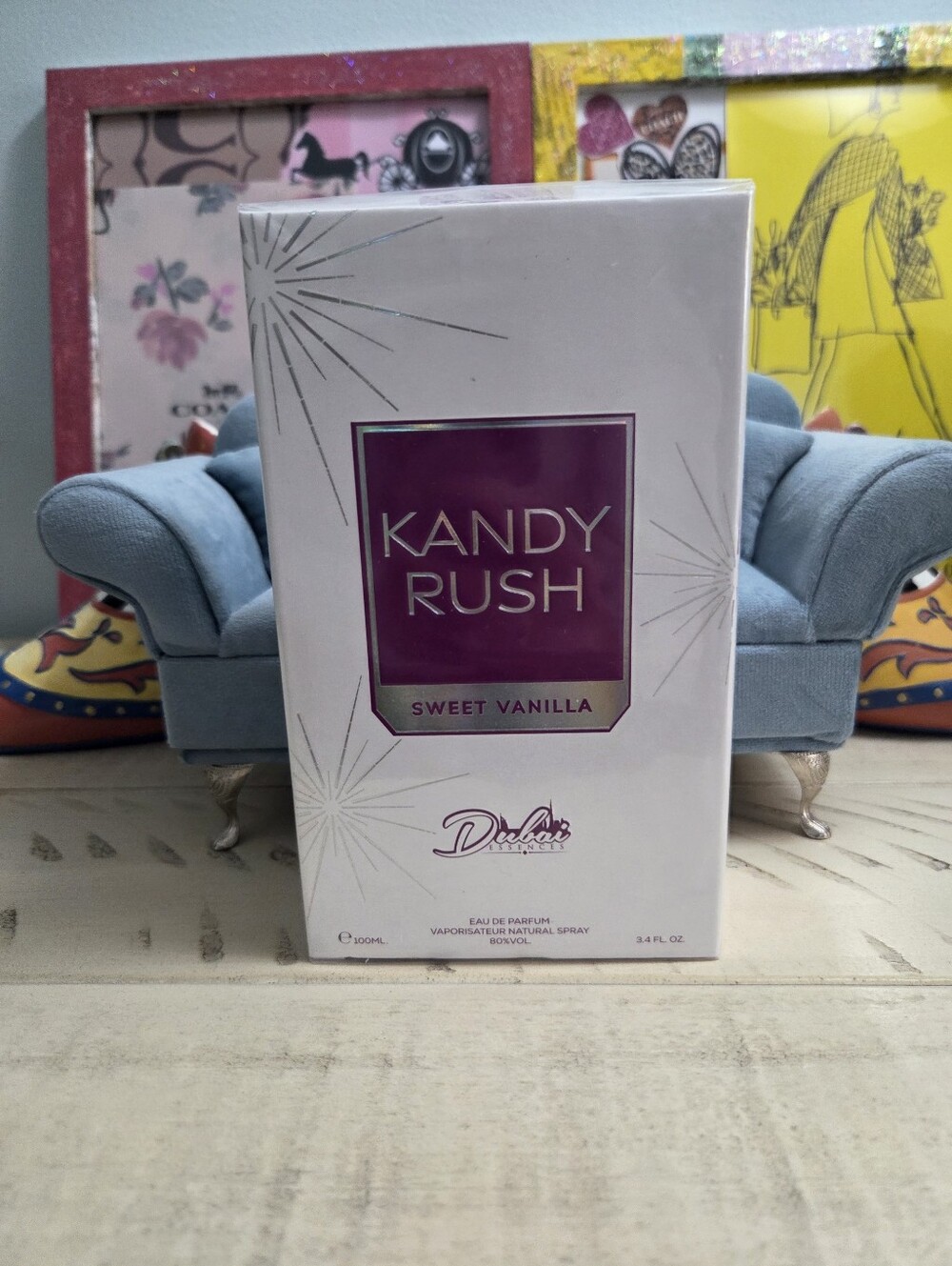 Dubai Essences Kandy Rush Sweet Vanilla Perfume EDP 3.4 oz / 100ml, NEW